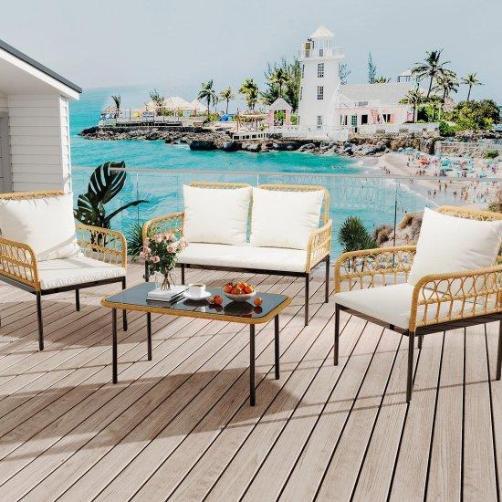 Ahşap Balkon Mobilyaları