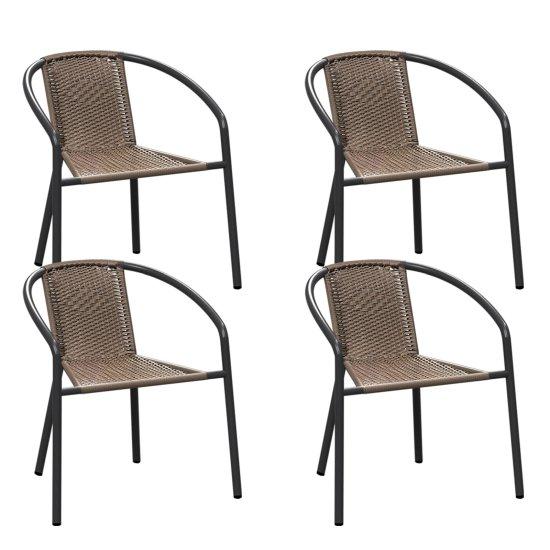 Balkon Sandalyesi 4 Lü