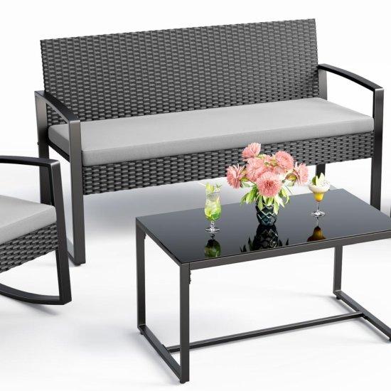 Balkon Sandalyesi 4 Lü