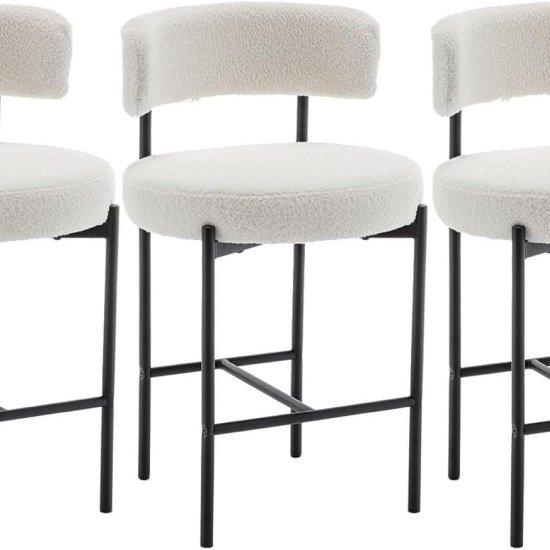 Beyaz Bar Sandalyesi