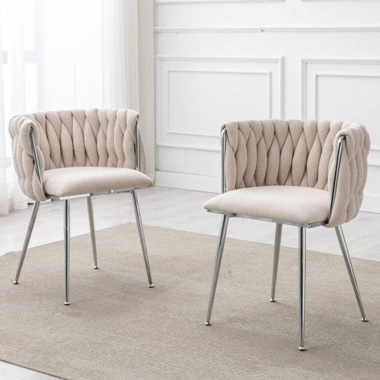 Krom Ayaklı Sandalye