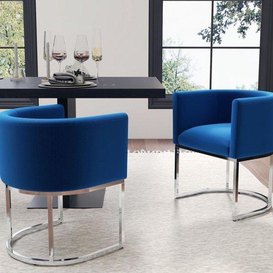 Krom Ayaklı Sandalye