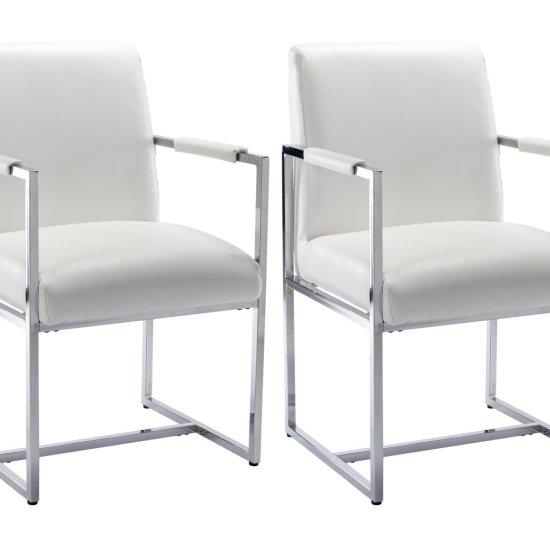 Krom Ayaklı Sandalye