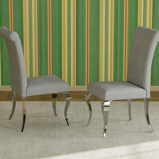 Krom Ayaklı Sandalye