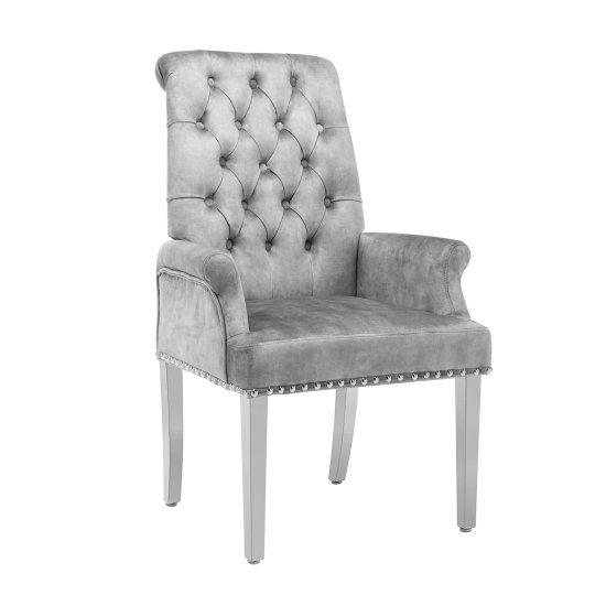 Krom Ayaklı Sandalye