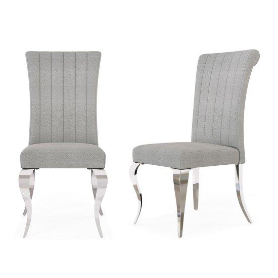 Krom Ayaklı Sandalye