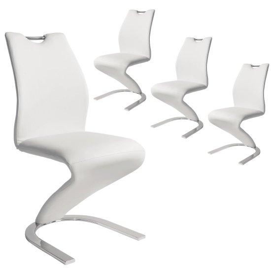 Krom Ayaklı Sandalye