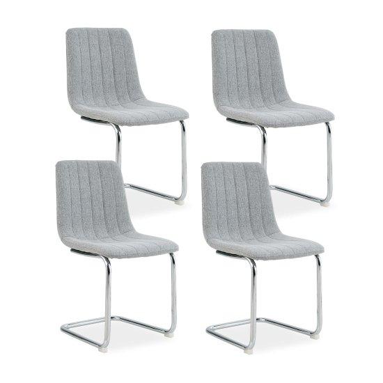 Krom Ayaklı Sandalye