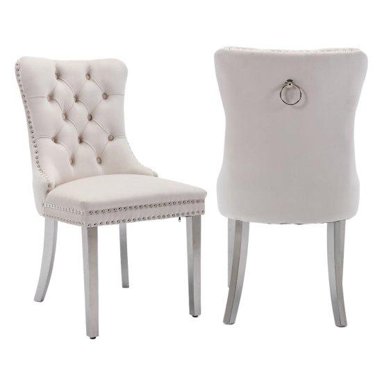 Krom Ayaklı Sandalye