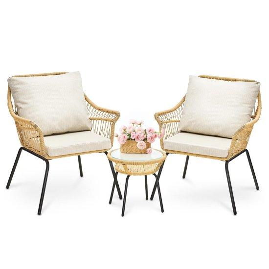 Küçük Balkonlar İçin Masa Sandalye