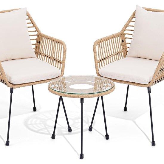 Küçük Balkonlar İçin Masa Sandalye