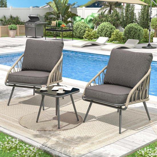 Küçük Balkonlar İçin Masa Sandalye