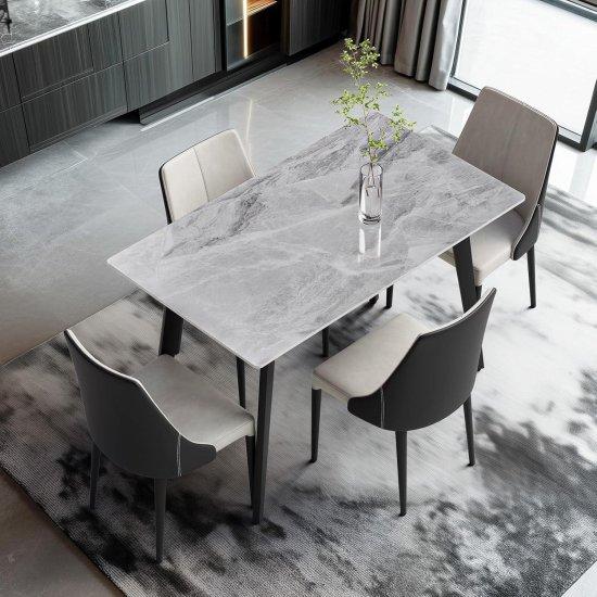 Mermer Desen Yemek Masası