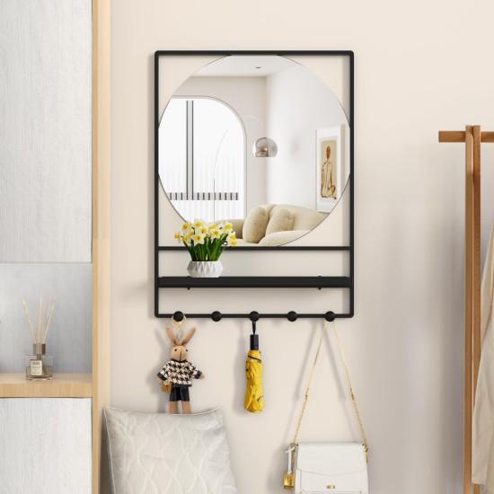 Aynalı Duvar Askısı