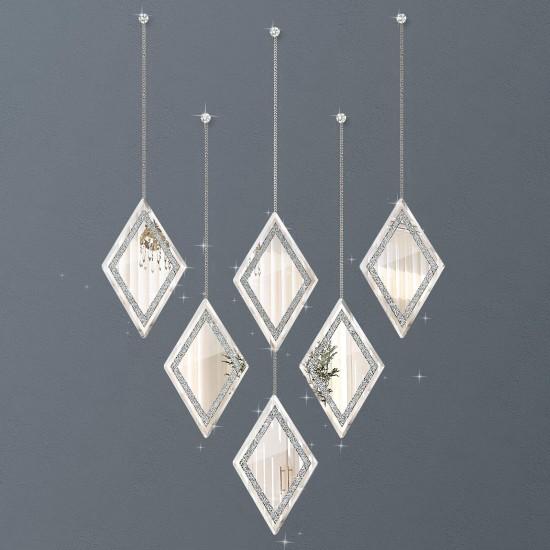 Aynalı Duvar Askısı