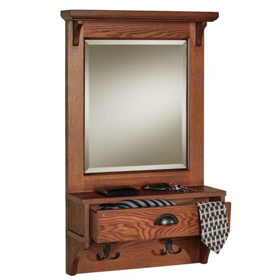 Aynalı Duvar Askısı