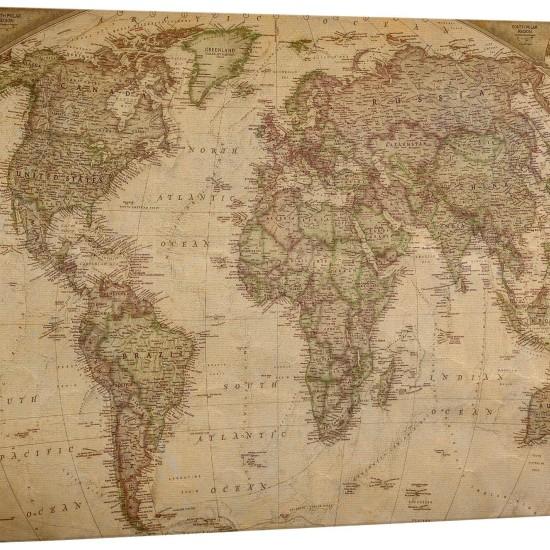 Dekoratif Dünya Haritası