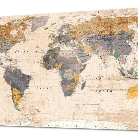 Dekoratif Dünya Haritası
