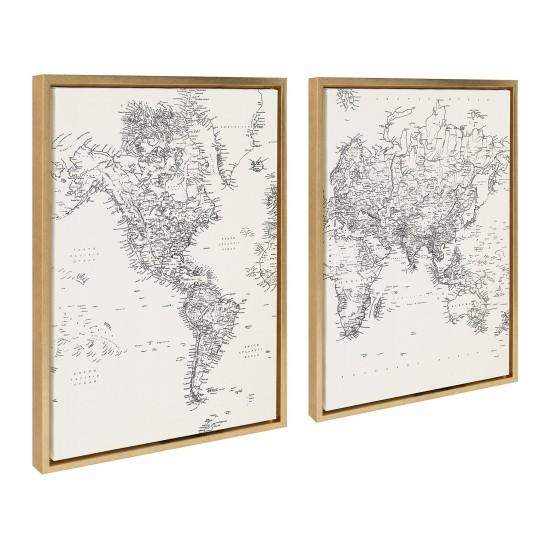 Dekoratif Dünya Haritası