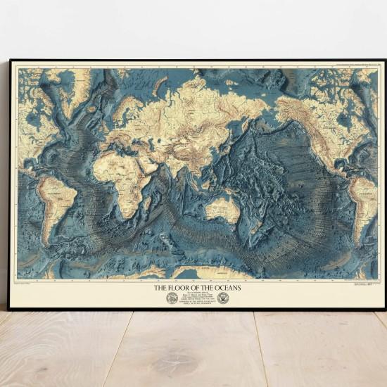 Dekoratif Dünya Haritası