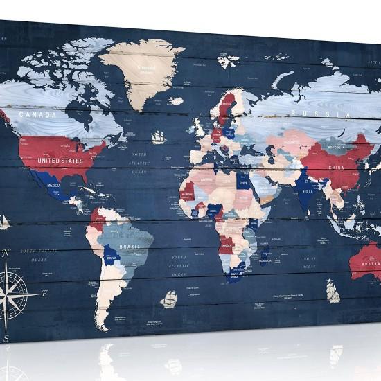 Dekoratif Dünya Haritası