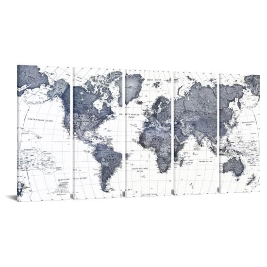 Dekoratif Dünya Haritası