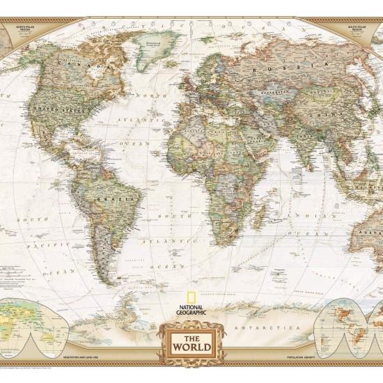 Dekoratif Dünya Haritası