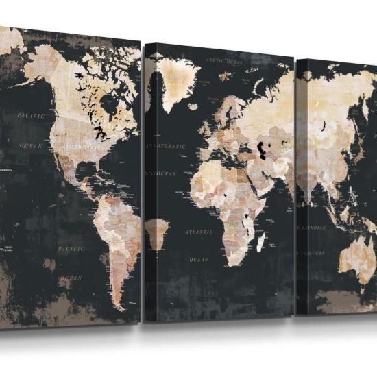 Dekoratif Dünya Haritası