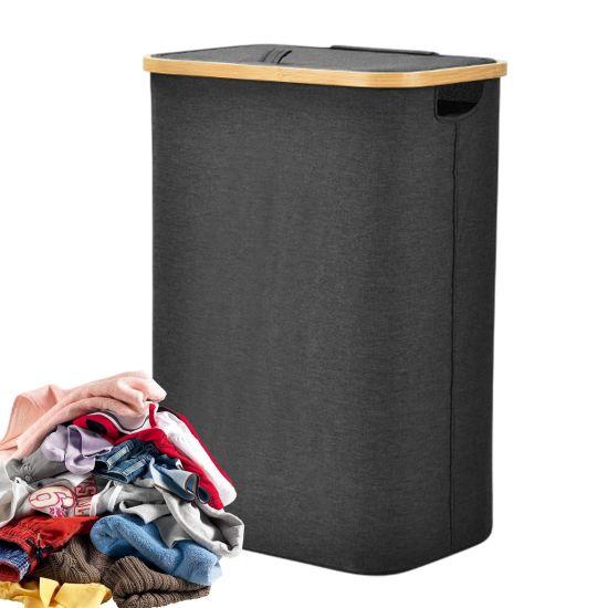 Kapaklı Çamaşır Sepeti