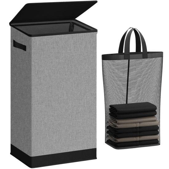 Kapaklı Çamaşır Sepeti