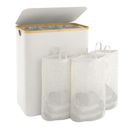 Kapaklı Çamaşır Sepeti