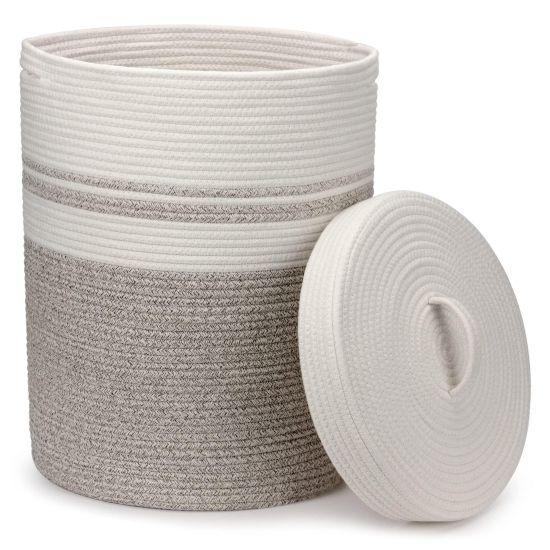 Kapaklı Çamaşır Sepeti