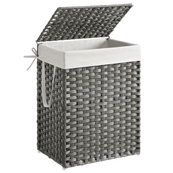 Kapaklı Çamaşır Sepeti