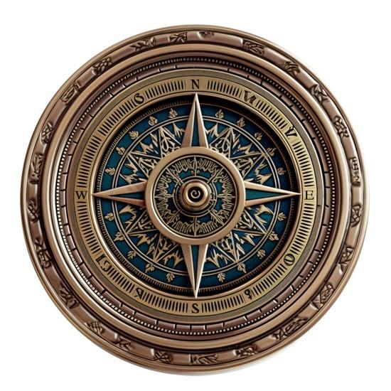 Kuzey Güney Pusula Dekor