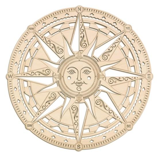 Kuzey Güney Pusula Dekor