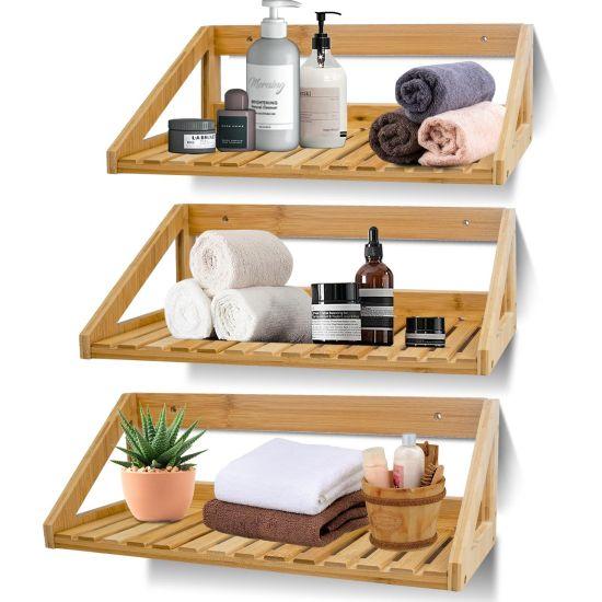 Rattan Duvar Rafı