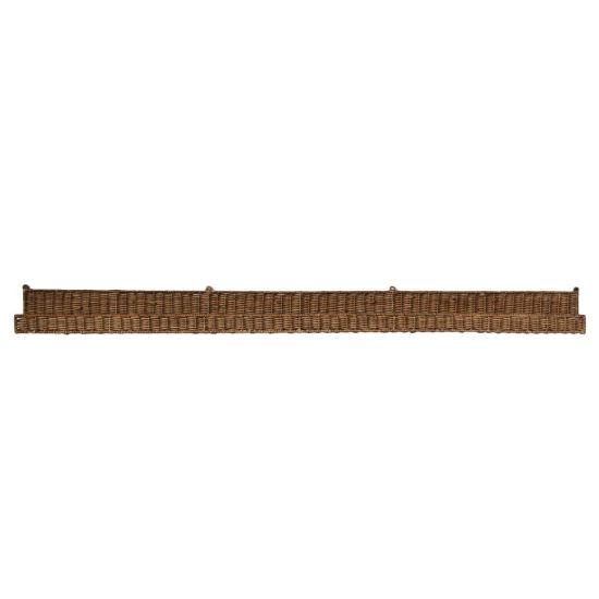 Rattan Duvar Rafı