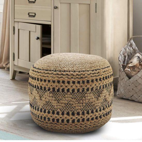 Rattan Puf