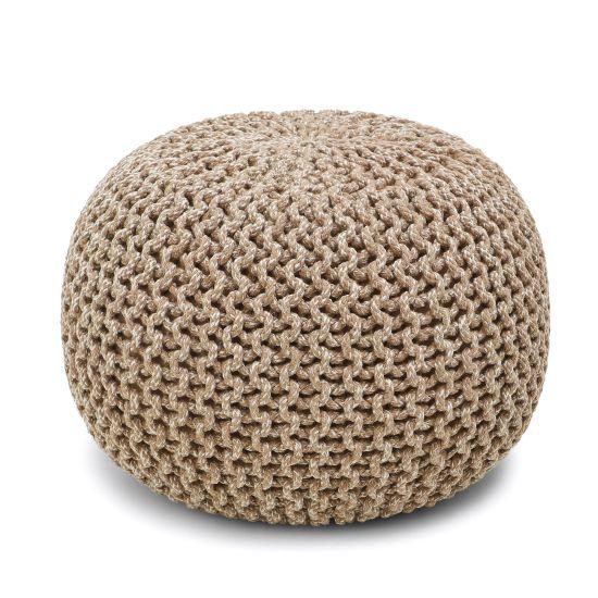 Rattan Puf