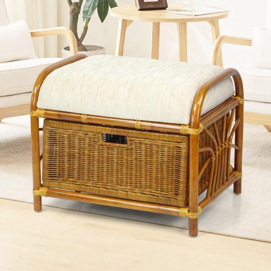 Rattan Puf