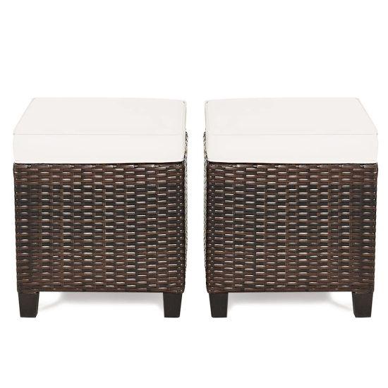 Rattan Puf