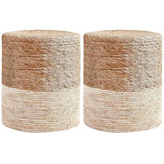 Rattan Puf