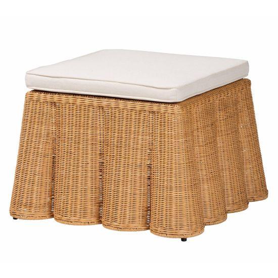 Rattan Puf