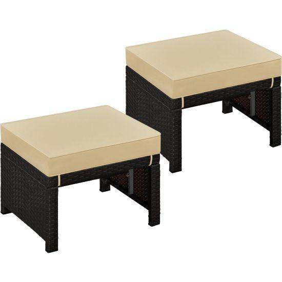 Rattan Puf