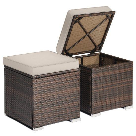 Rattan Puf