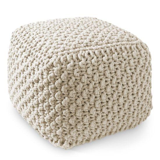 Rattan Puf