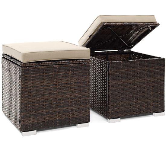 Rattan Puf