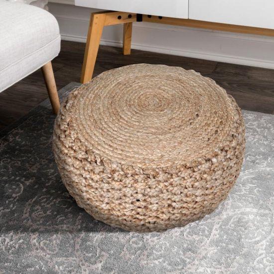 Rattan Puf