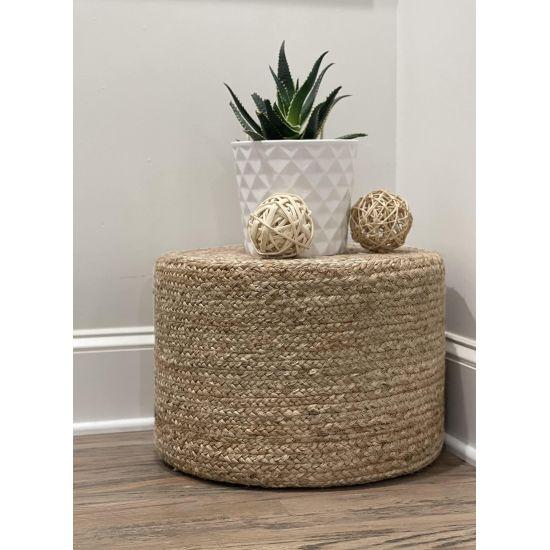 Rattan Puf