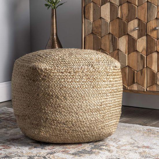 Rattan Puf